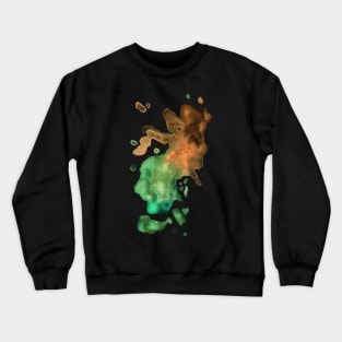 Watercolor - Space View Art Crewneck Sweatshirt